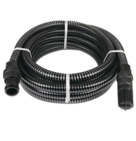 Sugslang komplett set 7 meter - PVC R25 (1 tum) utvändig gänga