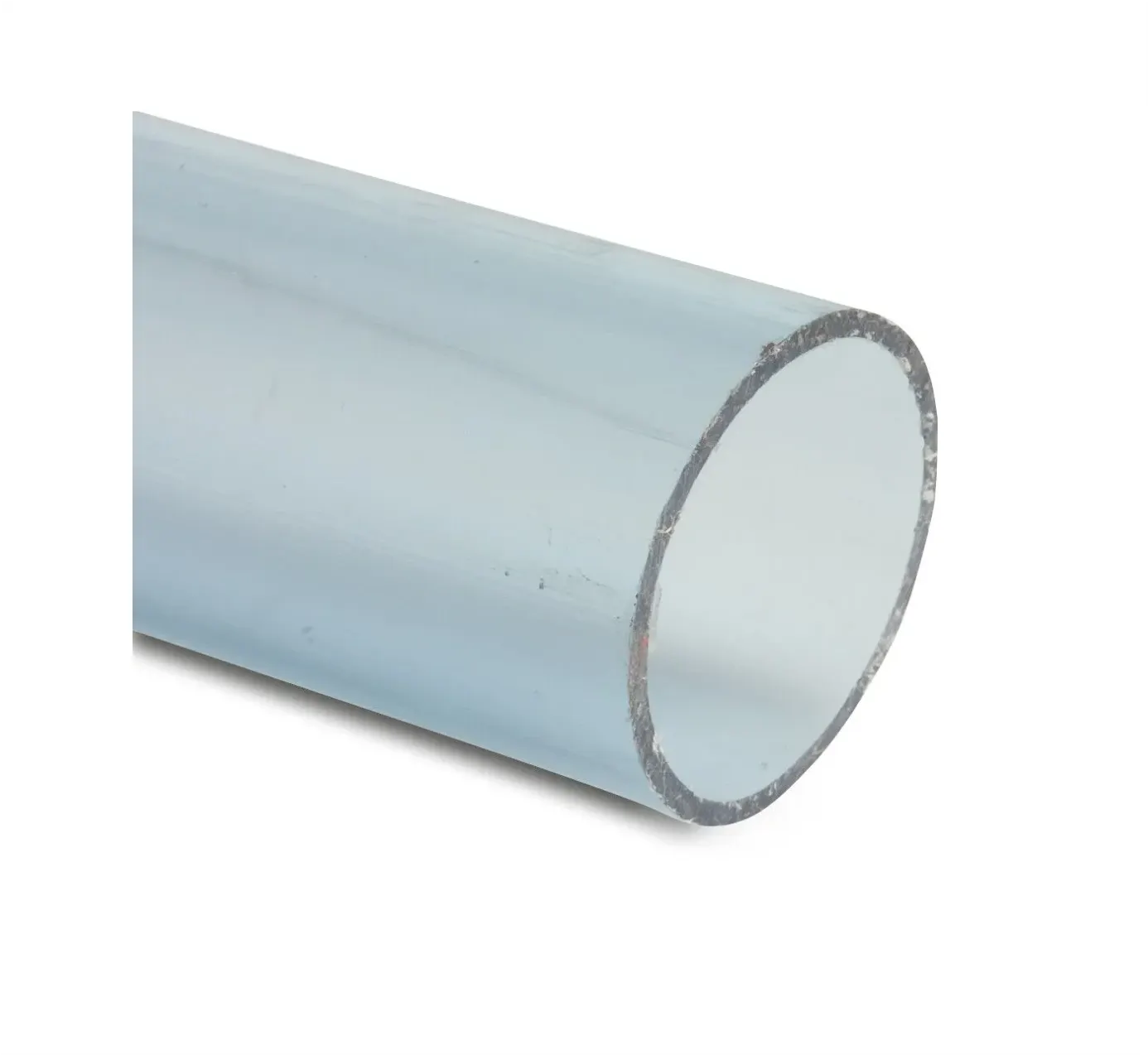 PVC-U Transparent Rör Ø50 mm - 1/2 meters (50 cm) längder - Pooldelar.nu