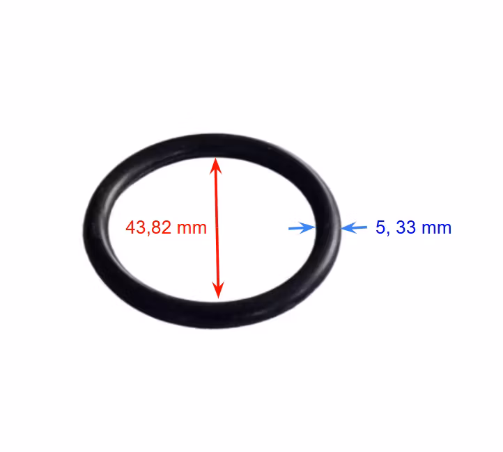 O-ring till standardkulventil / union Ø50 mm (43,82 X 5,33 EPDM)
