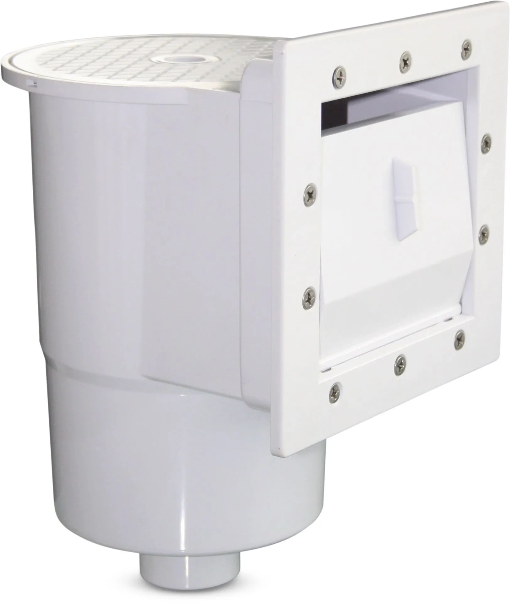 Flotide Compact Rektangulär skimmer ABS 1.5 (R40) invändig gänga vit