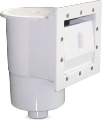 Flotide Compact Rektangulär skimmer ABS 1 1/2" (R40) invändig gänga vit
