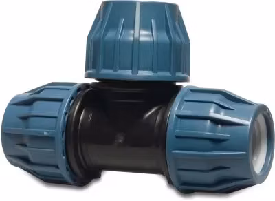 PEM PP T-koppling 90°, flera varianter