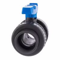 PVC-U Ø50 mm kulventil - limmas på båda sidor