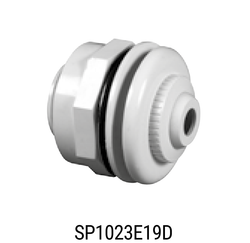 Hayward justerbart utlopp 19 mm ABS för glasfiberpooler 1 1/2" (R40) x 2" (R50)  Yttre Ø98 mm