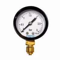 Manometer 0-3 bar, Utvändig R8 (1/4") bottengänga