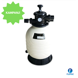 Flotide Filter Max Sandfilter med 6-vägs toppventil - HDPE, flera varianter