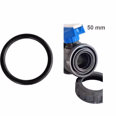 O-ring till standardkulventil / union Ø50 mm (43,82 X 5,33 EPDM)