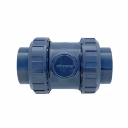 PVC-U Backventil Ø63 mm med rostfri fjäder - limmas på båda sidor