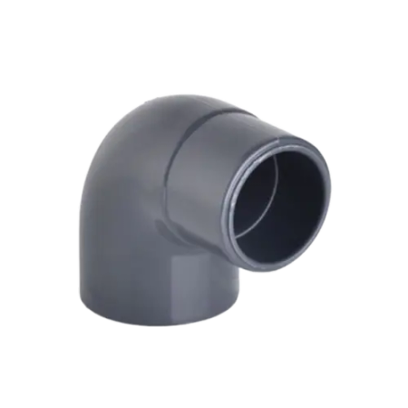 PVC-U Böj 90º med reducering Ø63 mm x Ø50 mm limmuff