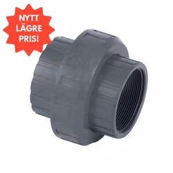 Union Ø50 mm lim x R40 (1,5 tum) invändig gänga