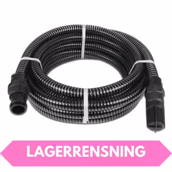 Sugslang komplett set 7 meter - PVC R25 (1 tum) utvändig gänga