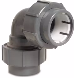 PVC Flex Böj 90° PVC-U spänn x spänn, flera varianter