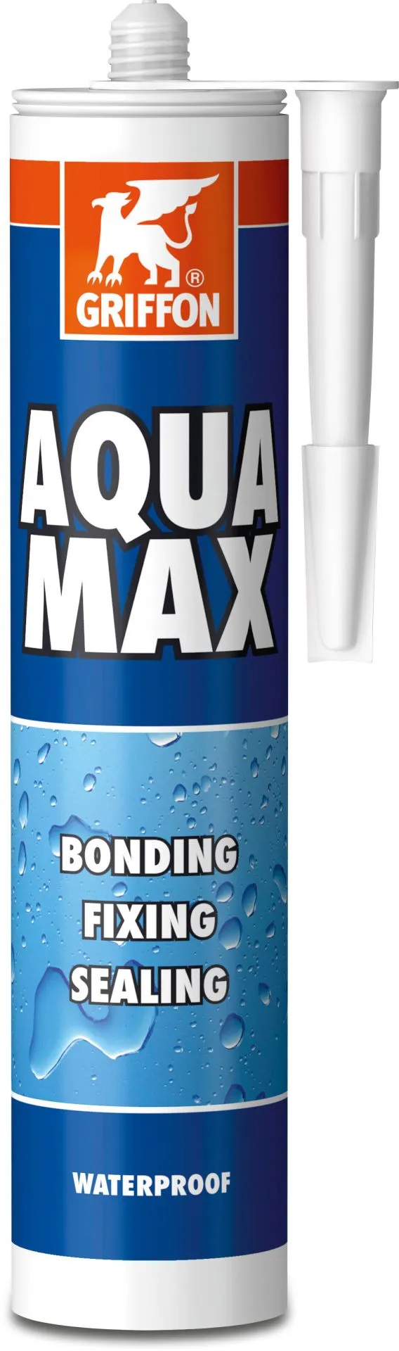 Griffon Aqua Max® Vit (425 g) – Vattentätt Monteringslim & Fogmassa