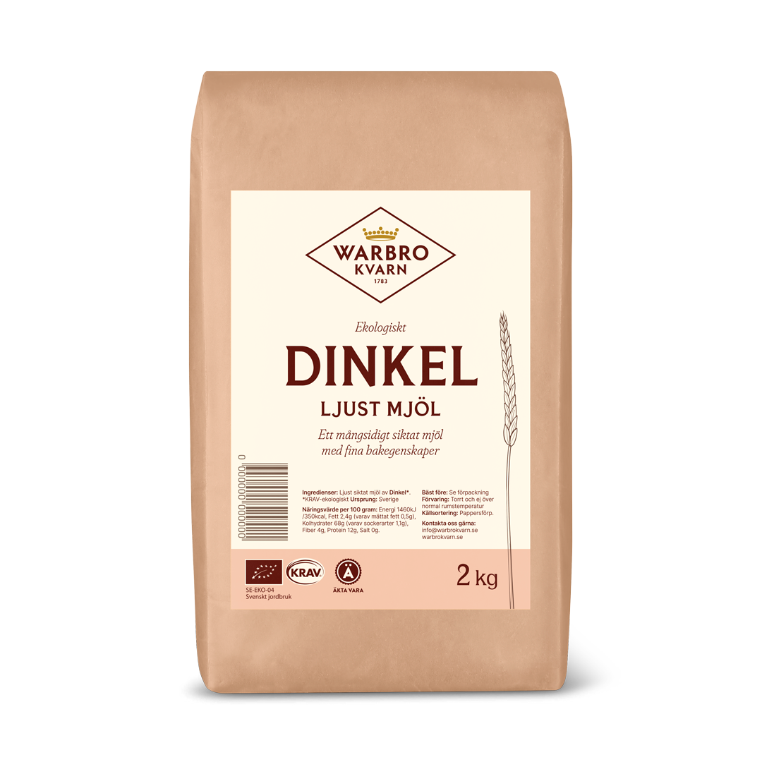 Dinkel Ljust mjöl 2 kg KRAV