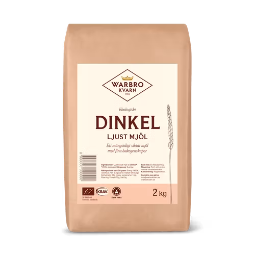 Dinkel Ljust mjöl 2 kg KRAV