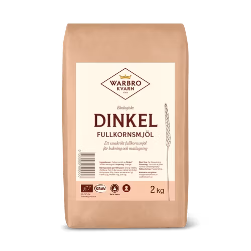 Dinkel fullkornsmjöl 2 kg KRAV