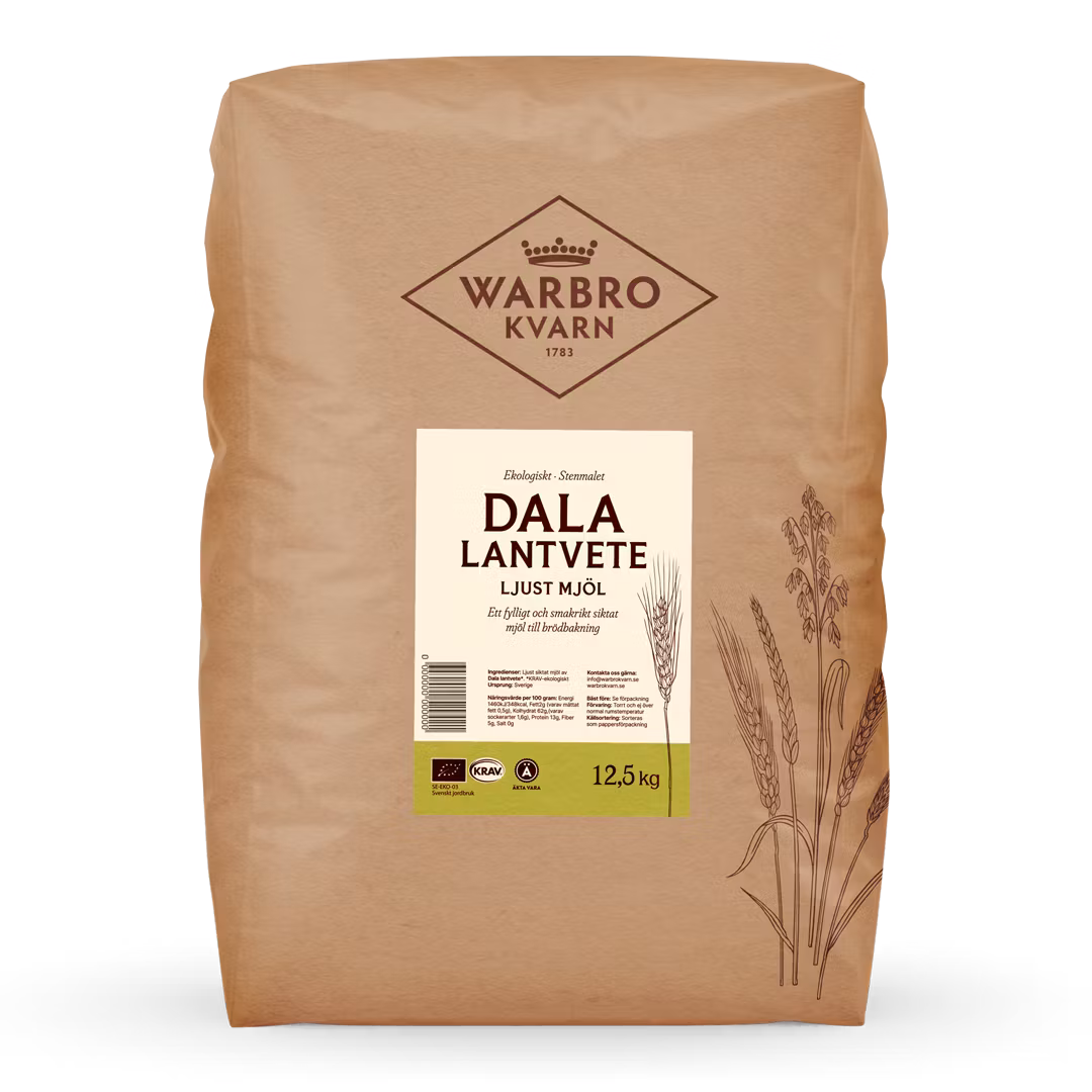 Stenmalet Dala Lantvete Ljust 12,5 kg KRAV