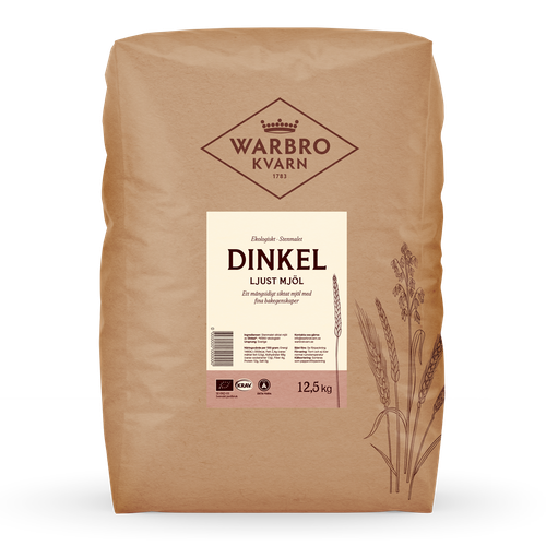 Stenmalet Dinkel Ljust mjöl 12,5 kg KRAV