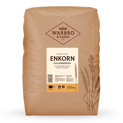Stenmalet Enkorn Fullkorn 12,5 kg KRAV