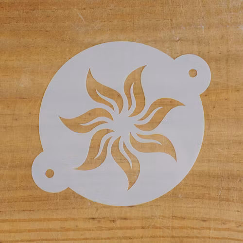 Brödstencil - sol