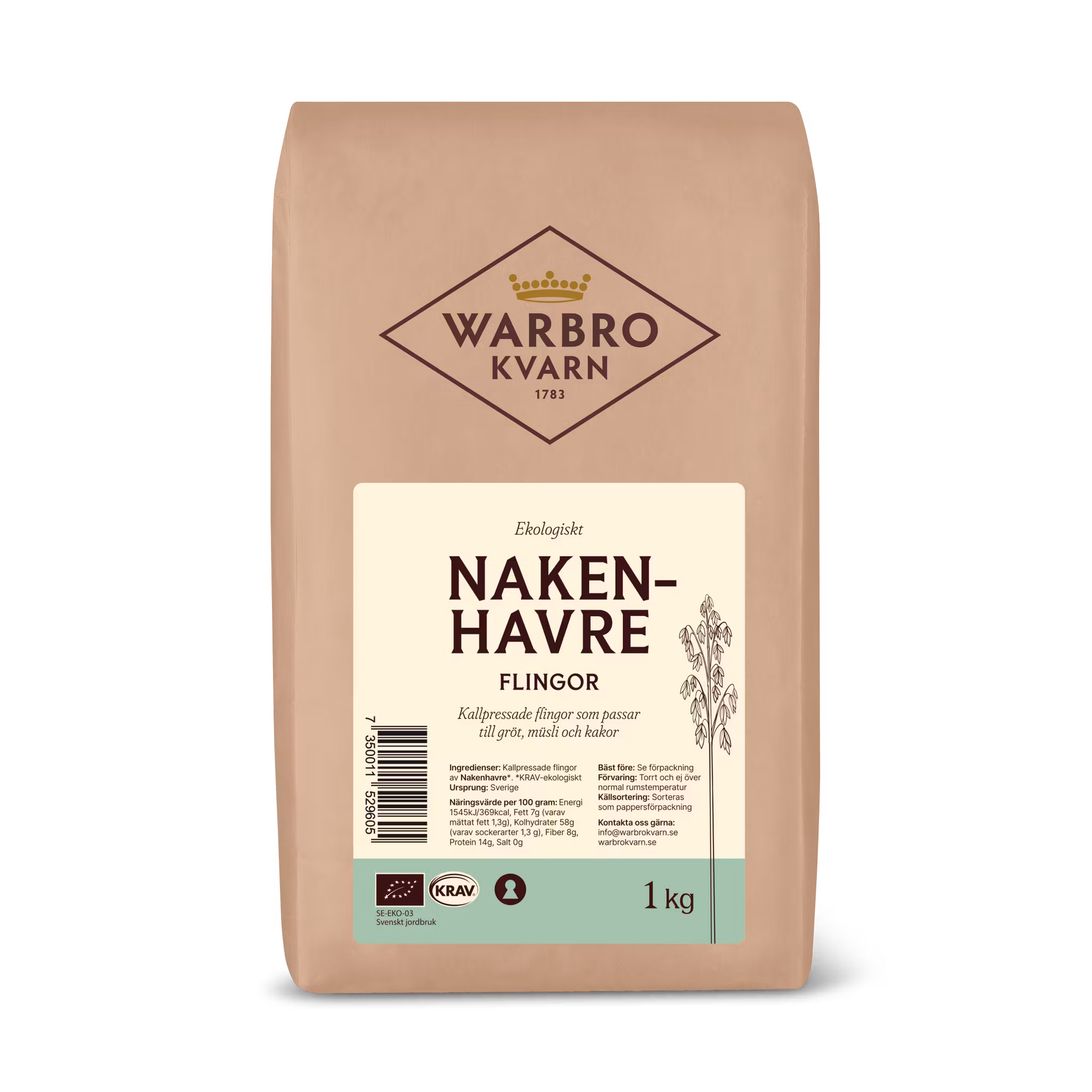 Nakenhavre flingor KRAV