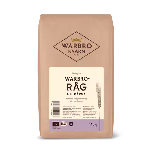 Warbro-råg hel kärna KRAV