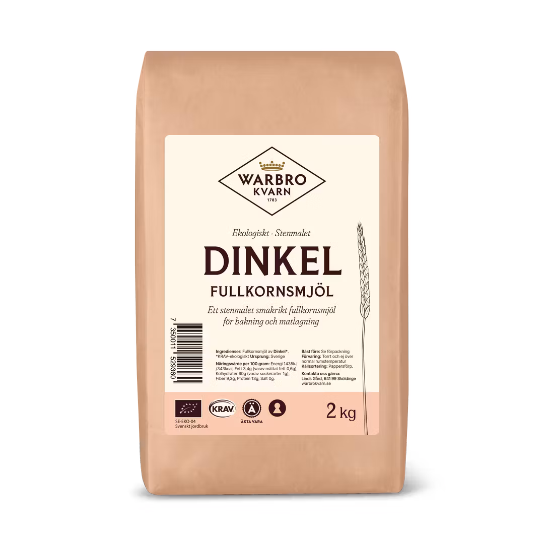 Dinkel fullkornsmjöl 2 kg KRAV