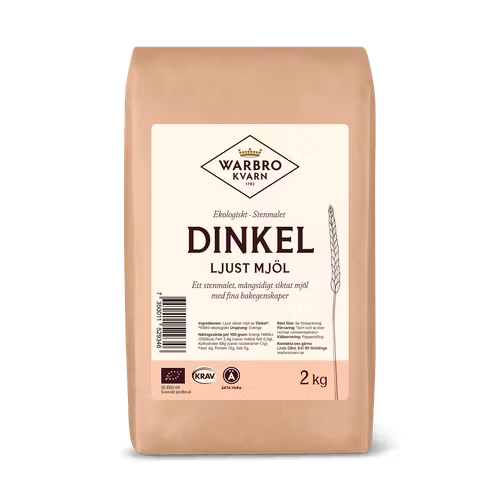 Dinkel ljust mjöl 2 kg KRAV