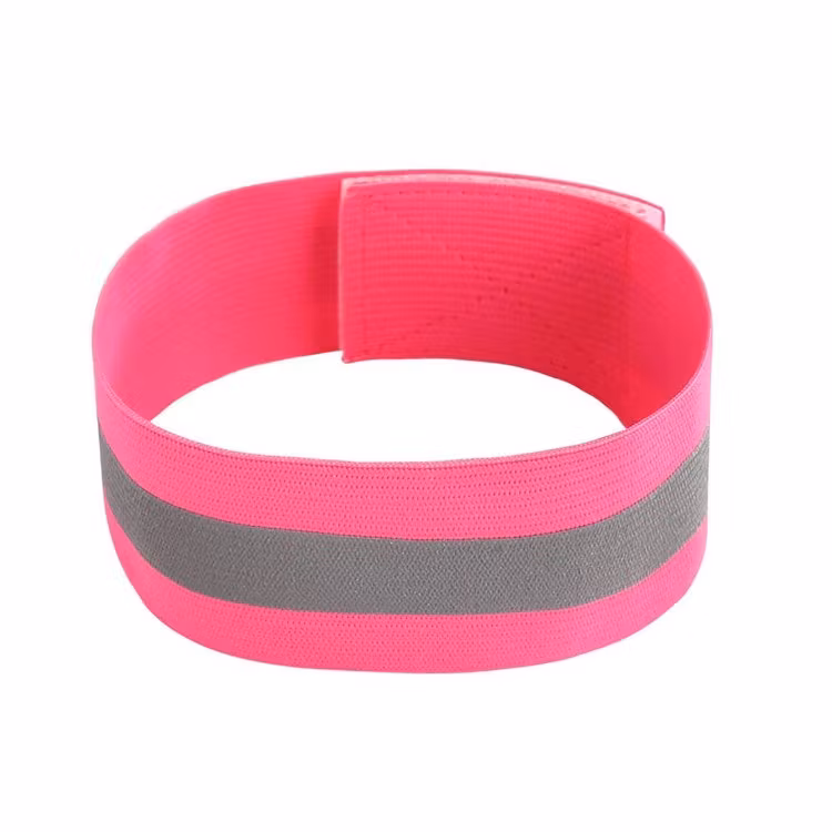 Elastiskt reflexband Rosa