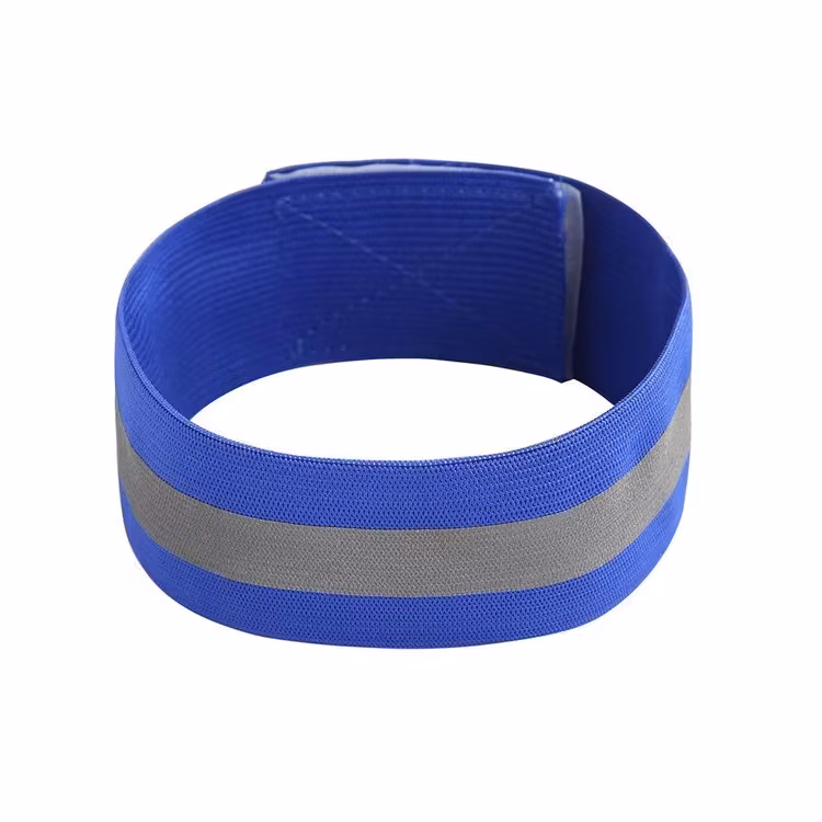 Elastiskt reflexband Blå