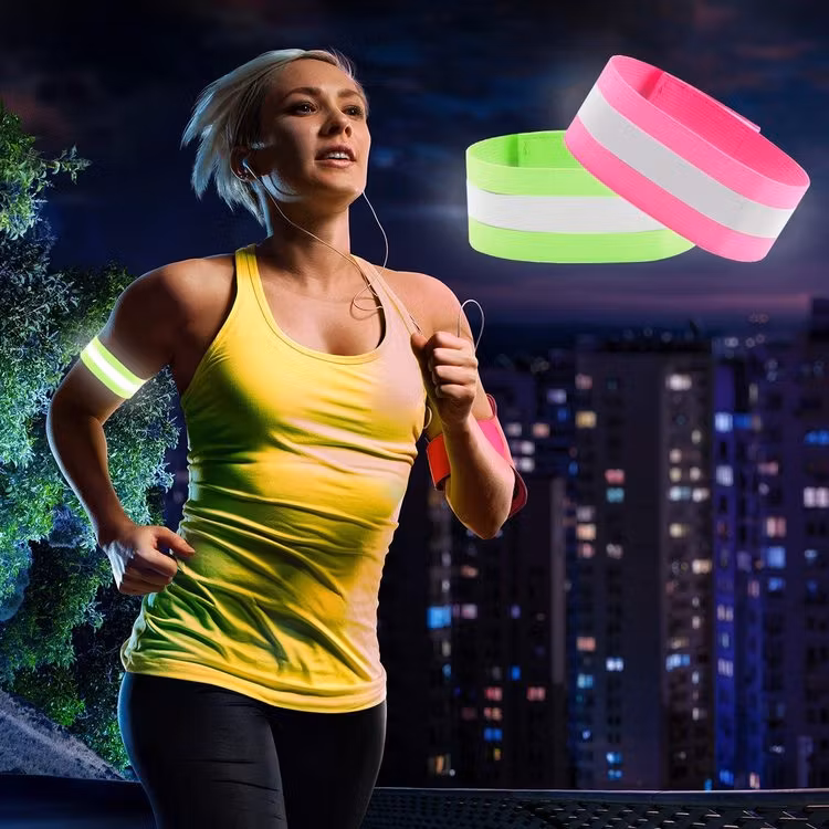 Elastiskt reflexband 2-pack - Flera färger