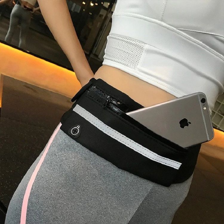 Löparbälte med plats för mobilen