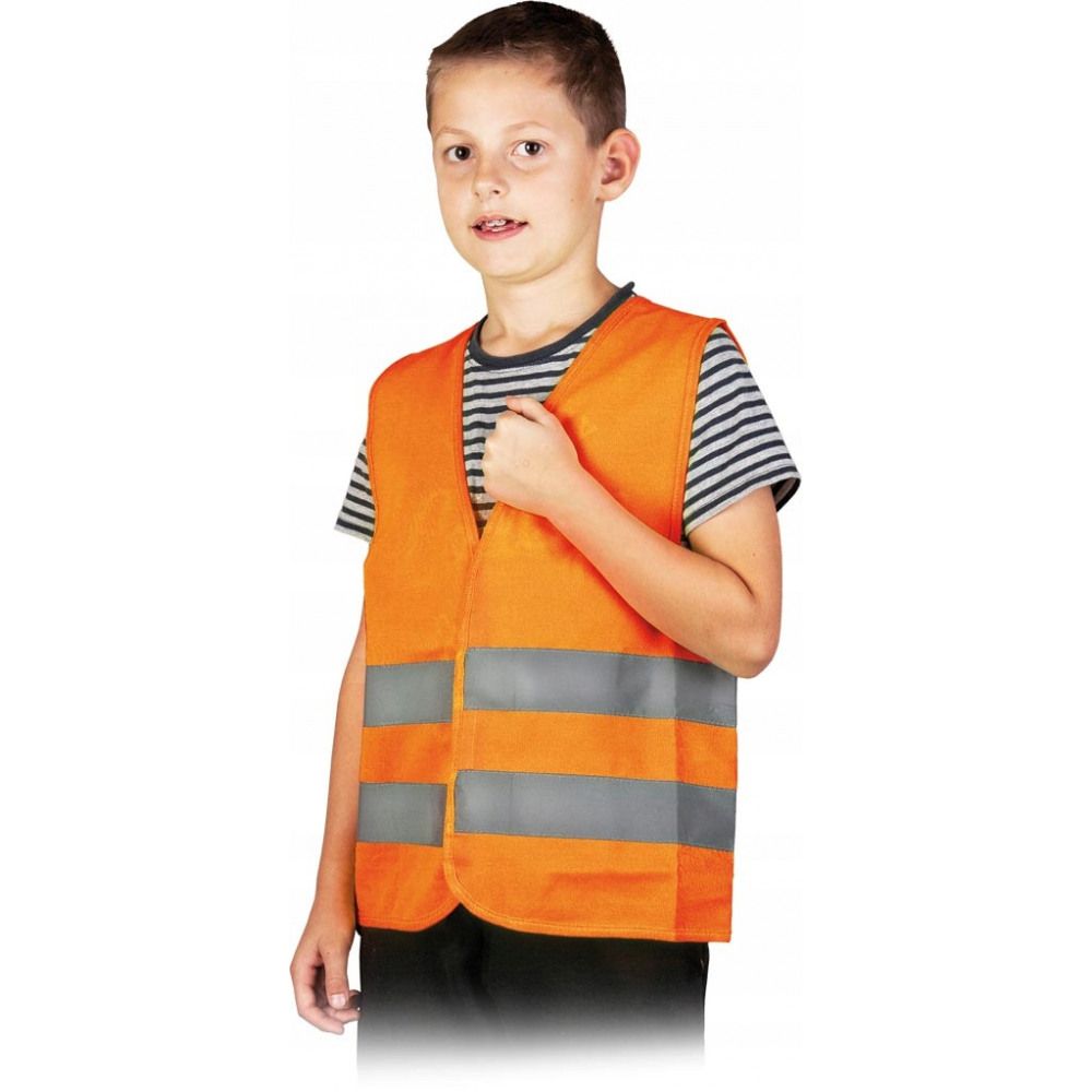 Orange reflexväst i barnstorlek