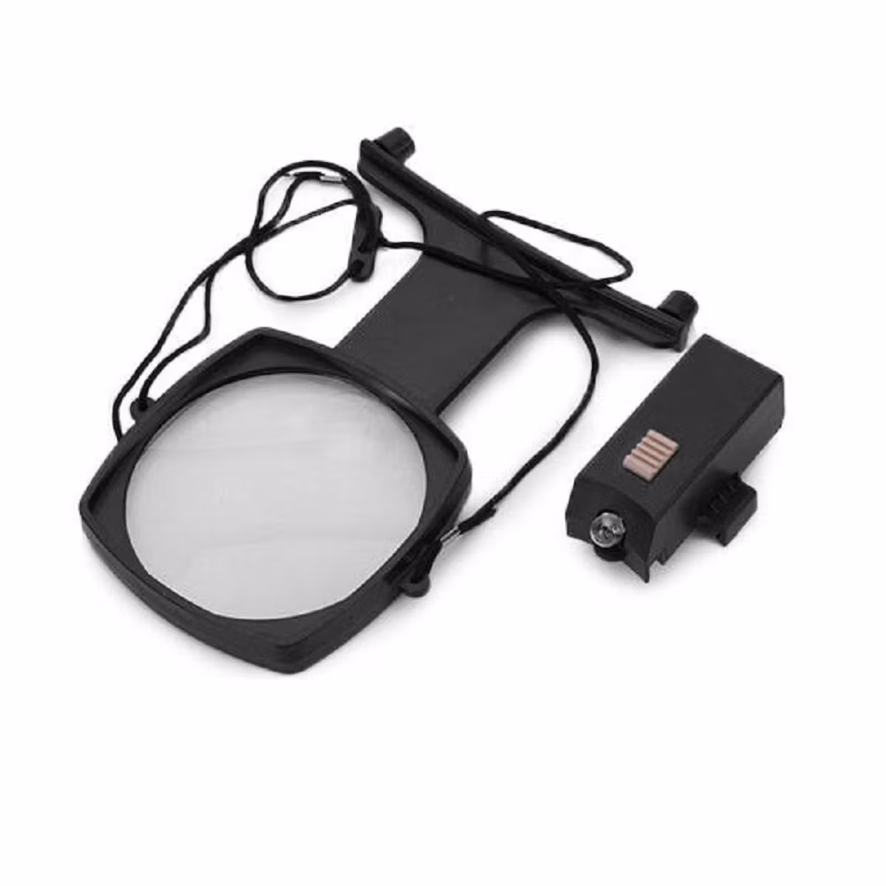 Förstoringsglas med belysning, Handsfree