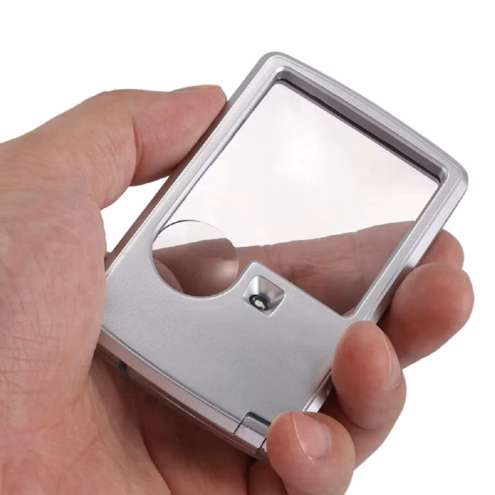 Förstoringsglas fickformat 6x förstoring