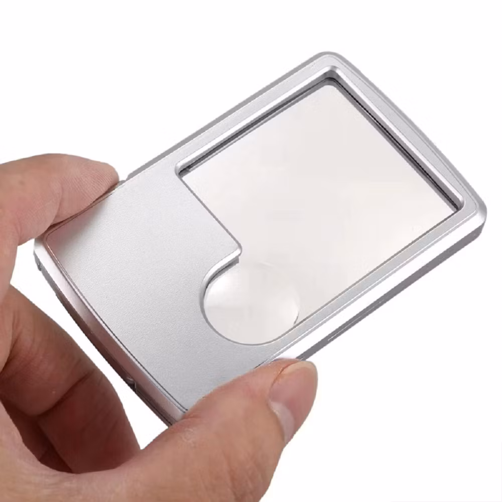 Förstoringsglas fickformat 6x förstoring