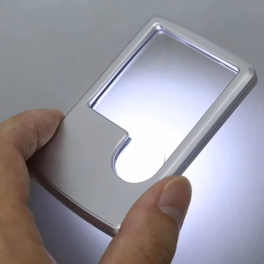 Förstoringsglas fickformat 6x förstoring