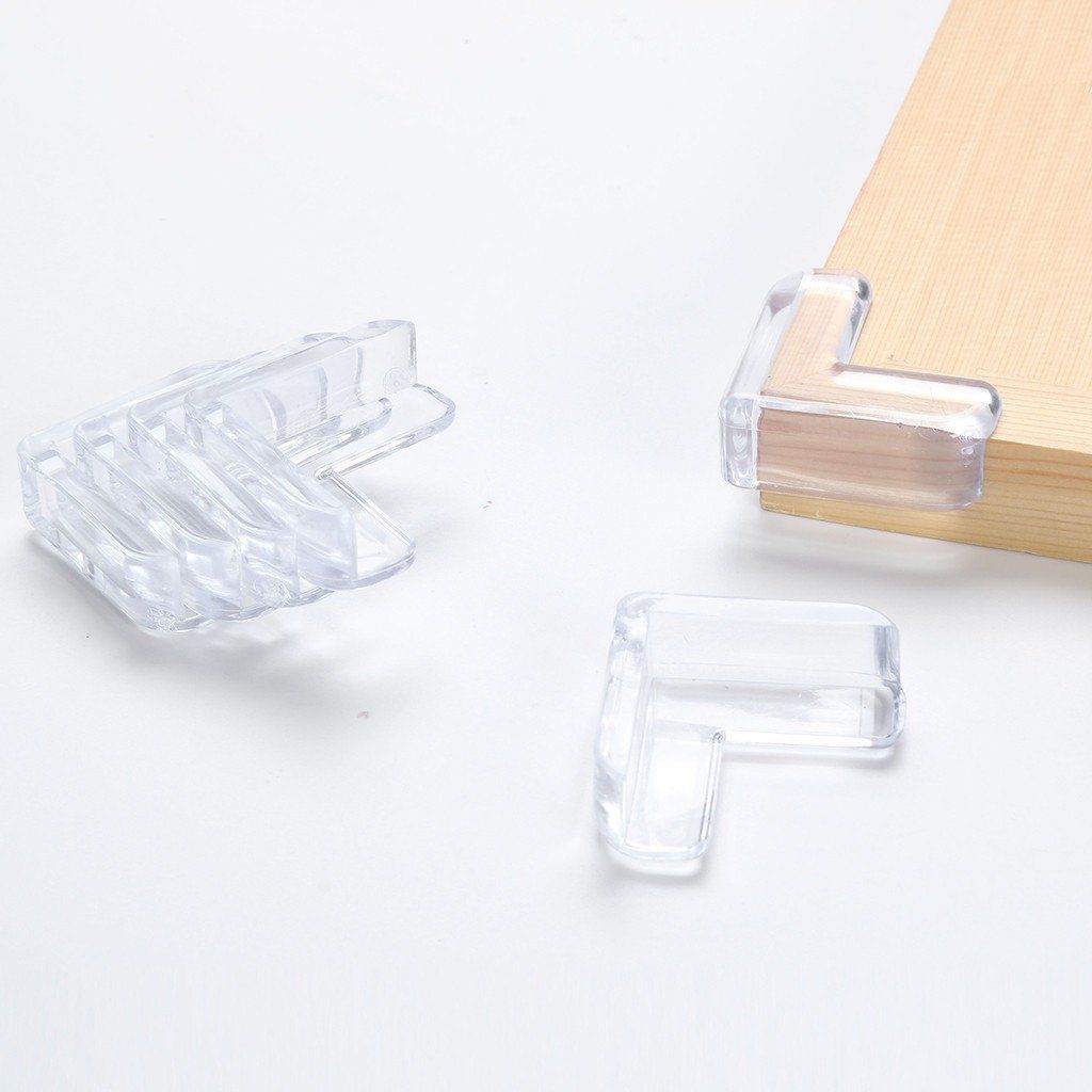 Transparent Hörnskydd Silikon (4st)