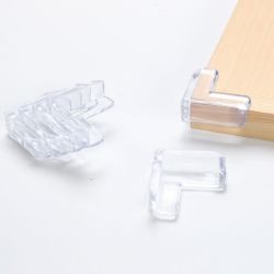 Transparent Hörnskydd Silikon (4st)