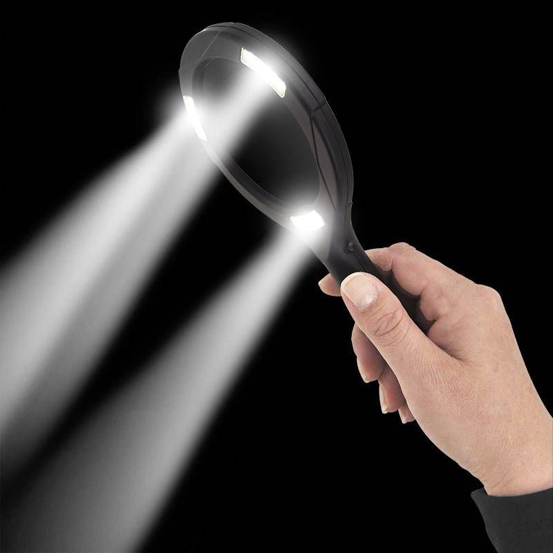 Förstoringsglas med LED-lampa