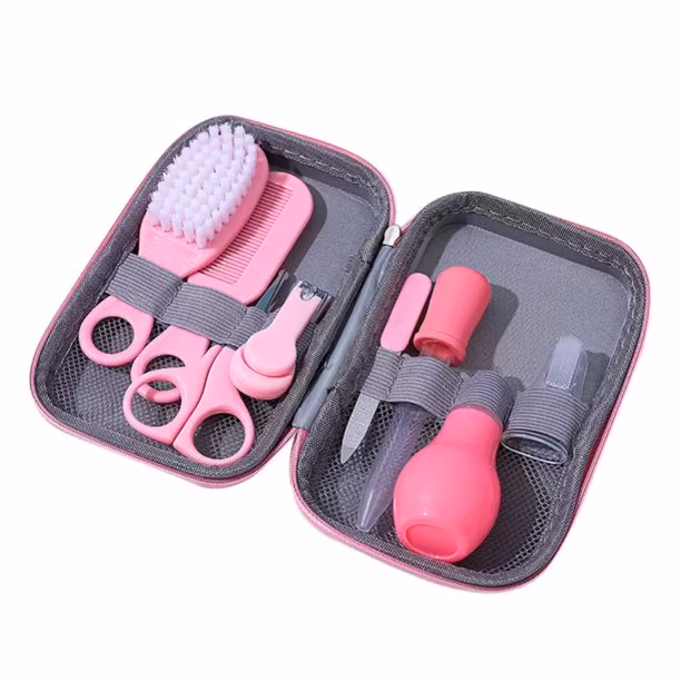 Babyvård set med hygienartiklar - Blå/Rosa