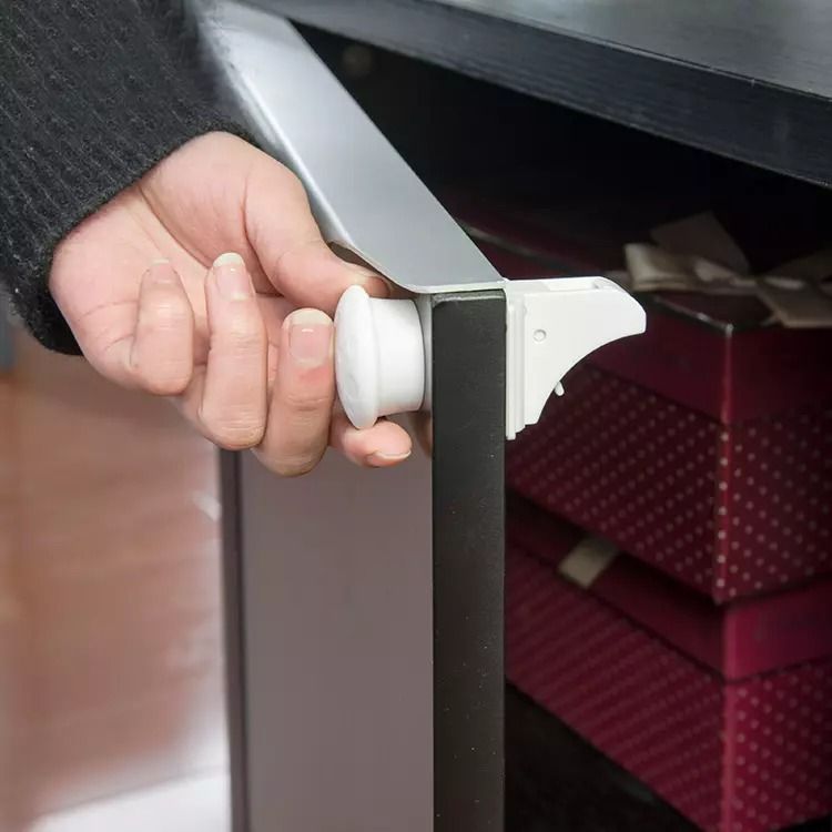 Osynligt magnetiskt barnlås 4-pack