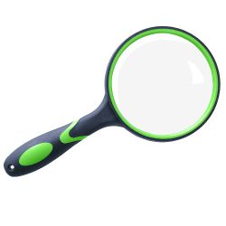 Förstoringsglas lättvikt (90 mm)