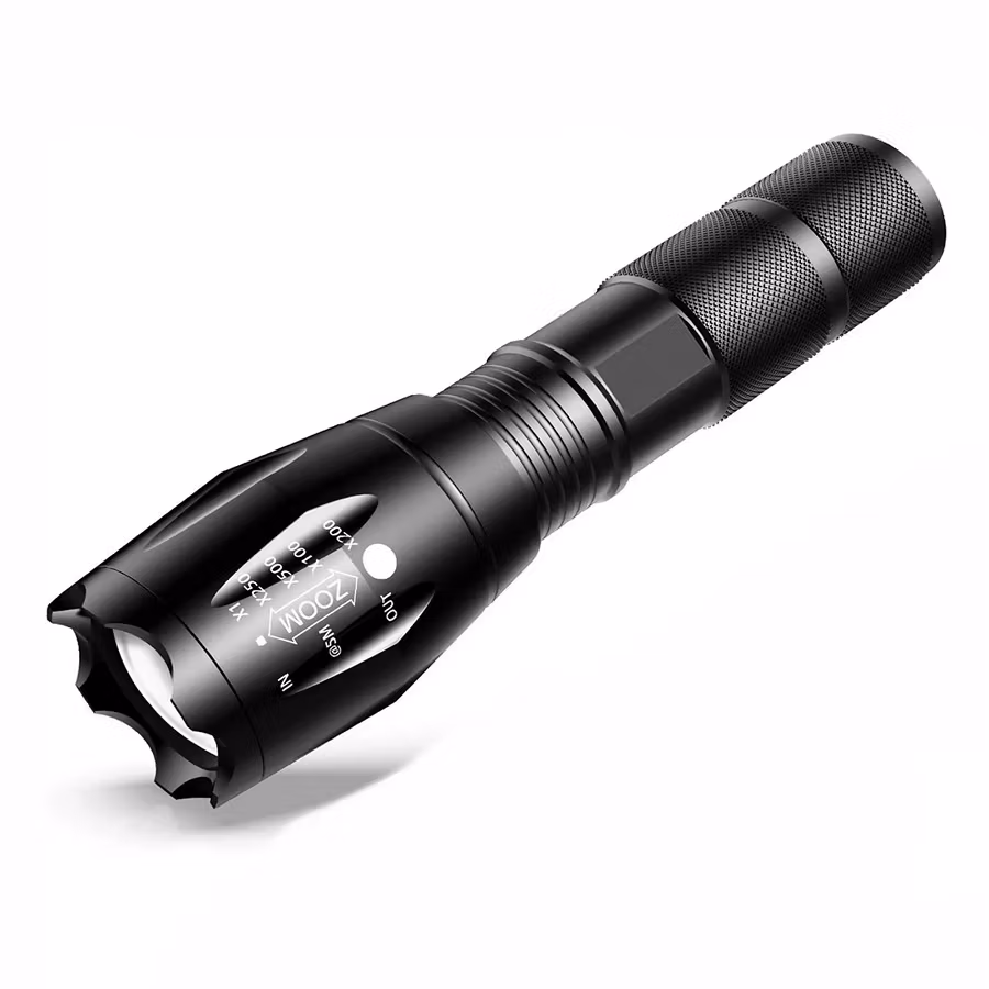 Product Image for Laddbar ficklampa med zoom - Krisberedskap - SkyddsExperten
