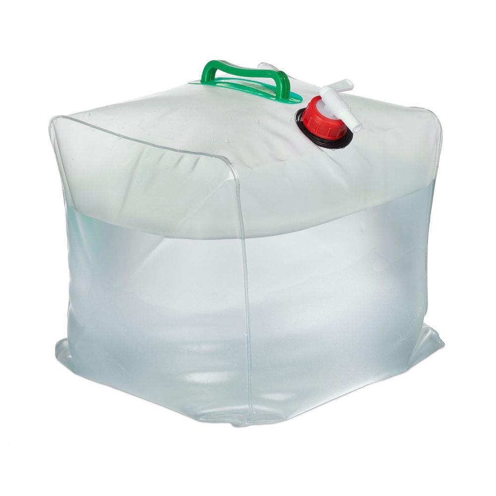 Product Image for Hopfällbar Vattendunk med kran 10L - Krisberedskap - SkyddsExperten