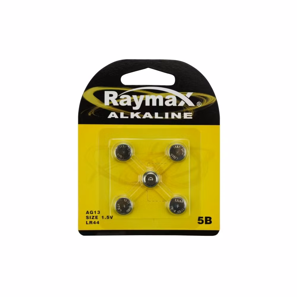 Raymax Alkaline Knappcell LR44 4-pack