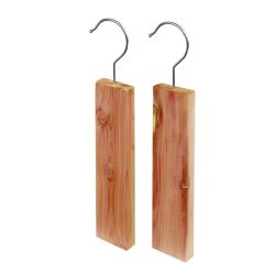 Cederblock med hängare (2st)