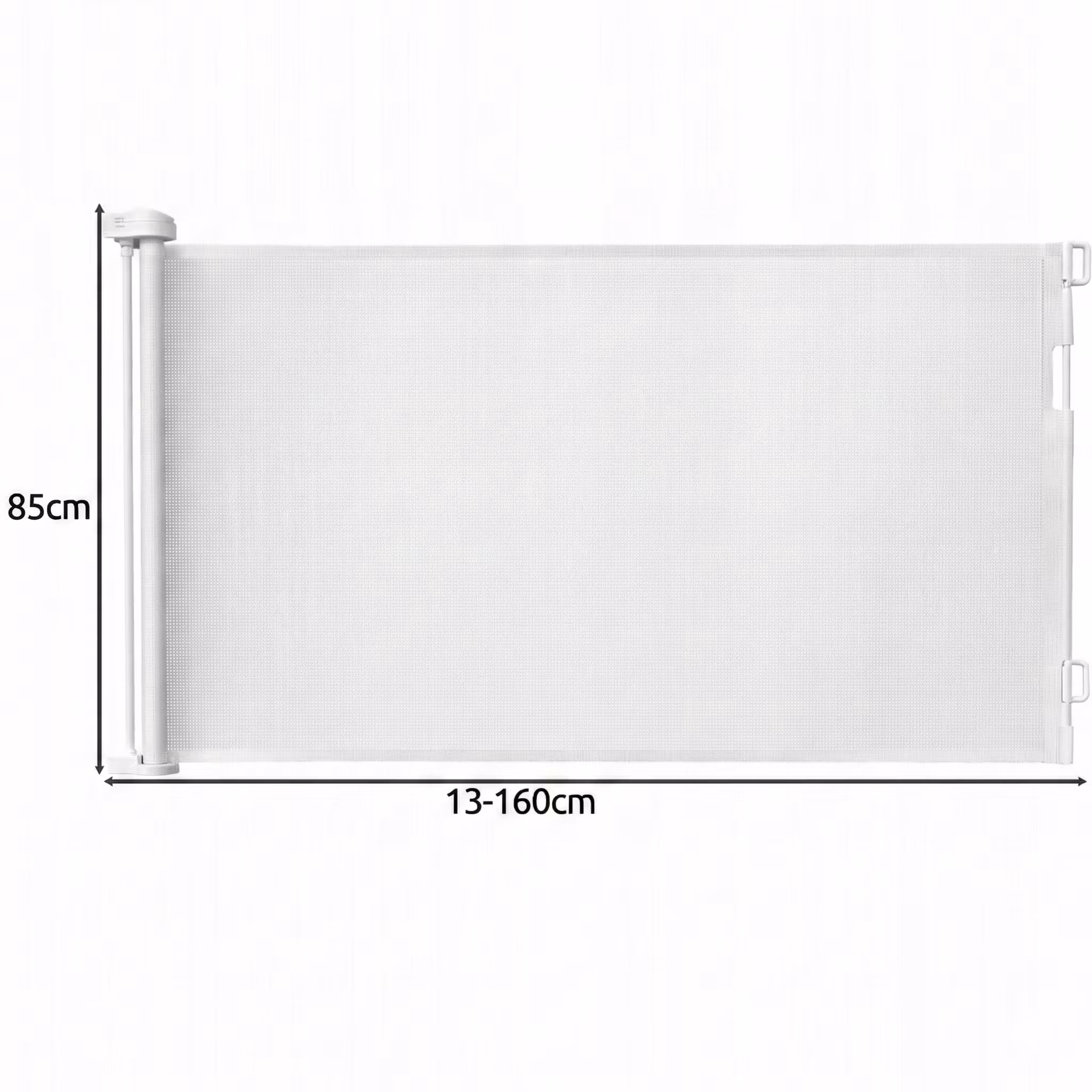 Barngrind Rullgardin 160 cm Premium Vit