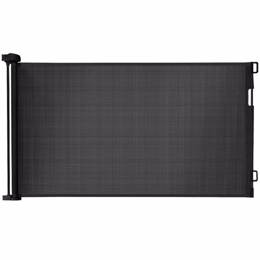 Hundgrind Rullgardin 160 cm Svart