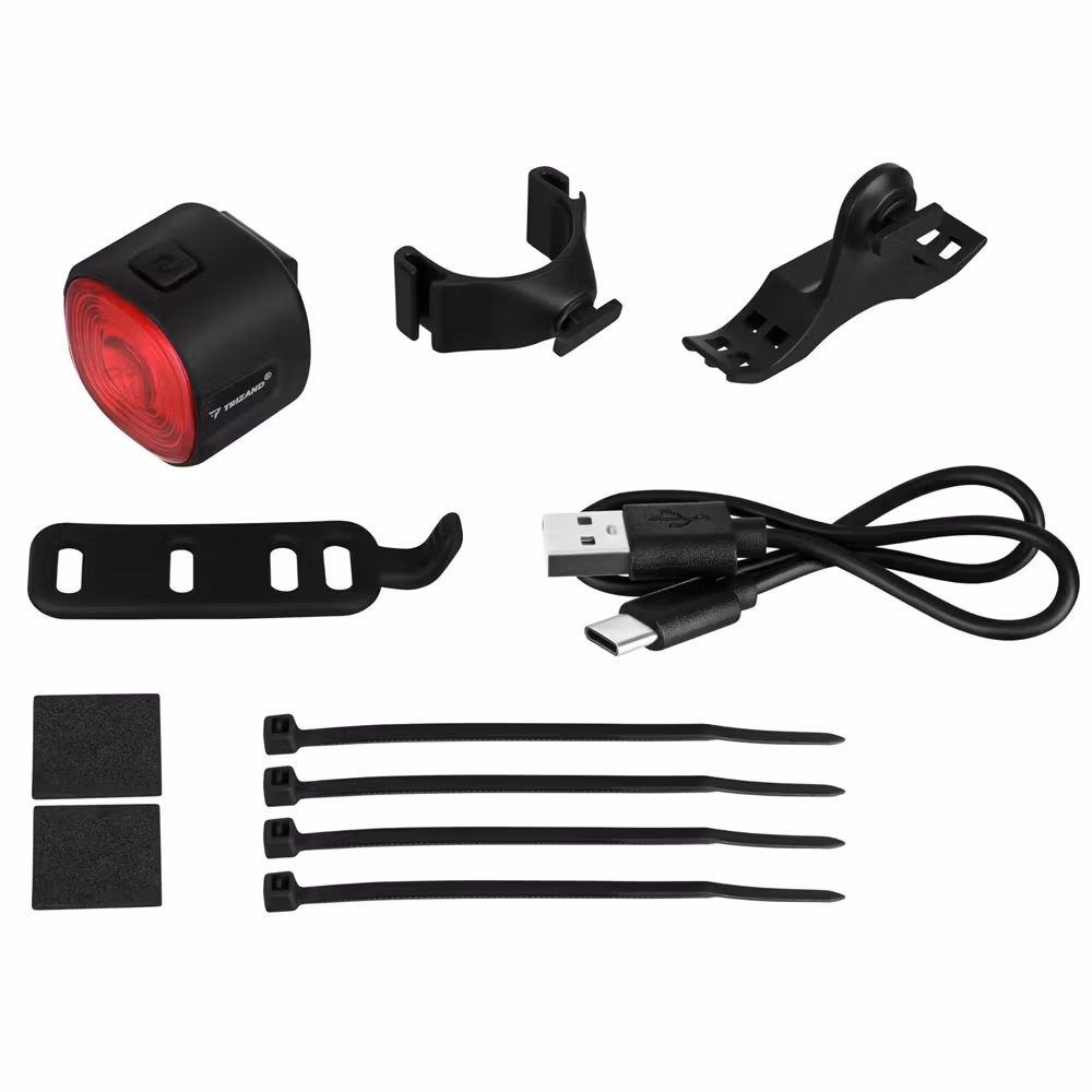 Cykellampa Bak USB